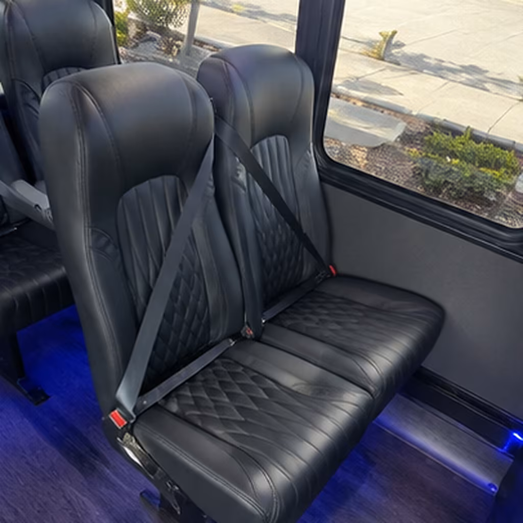 newport news 30 passenger minibus interior