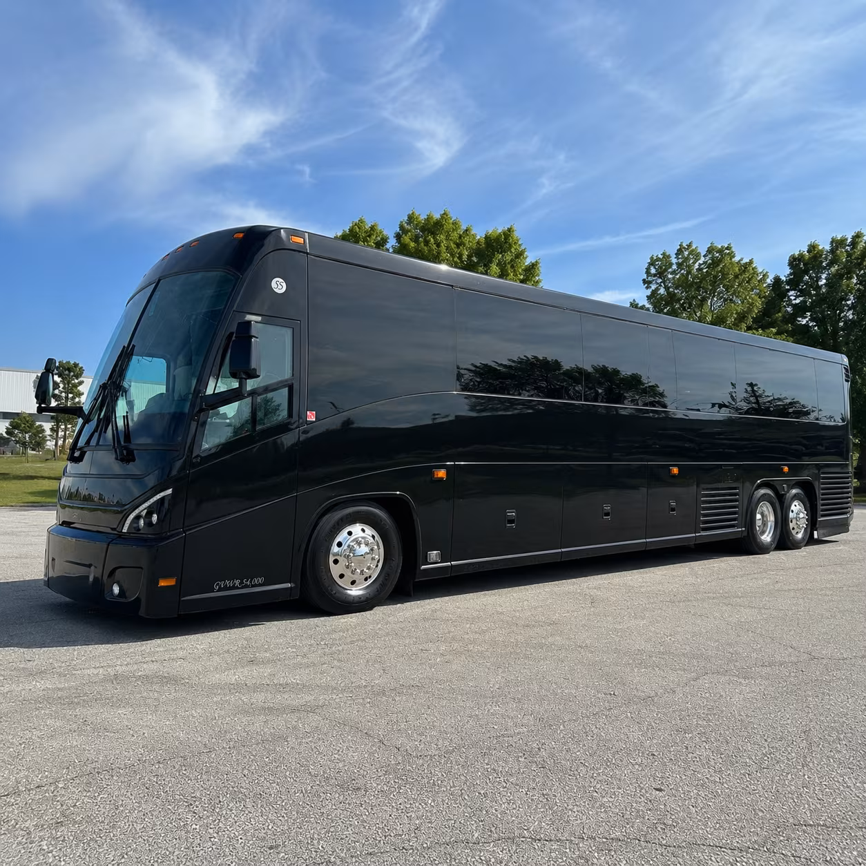 newport news 47 passenger charter bus