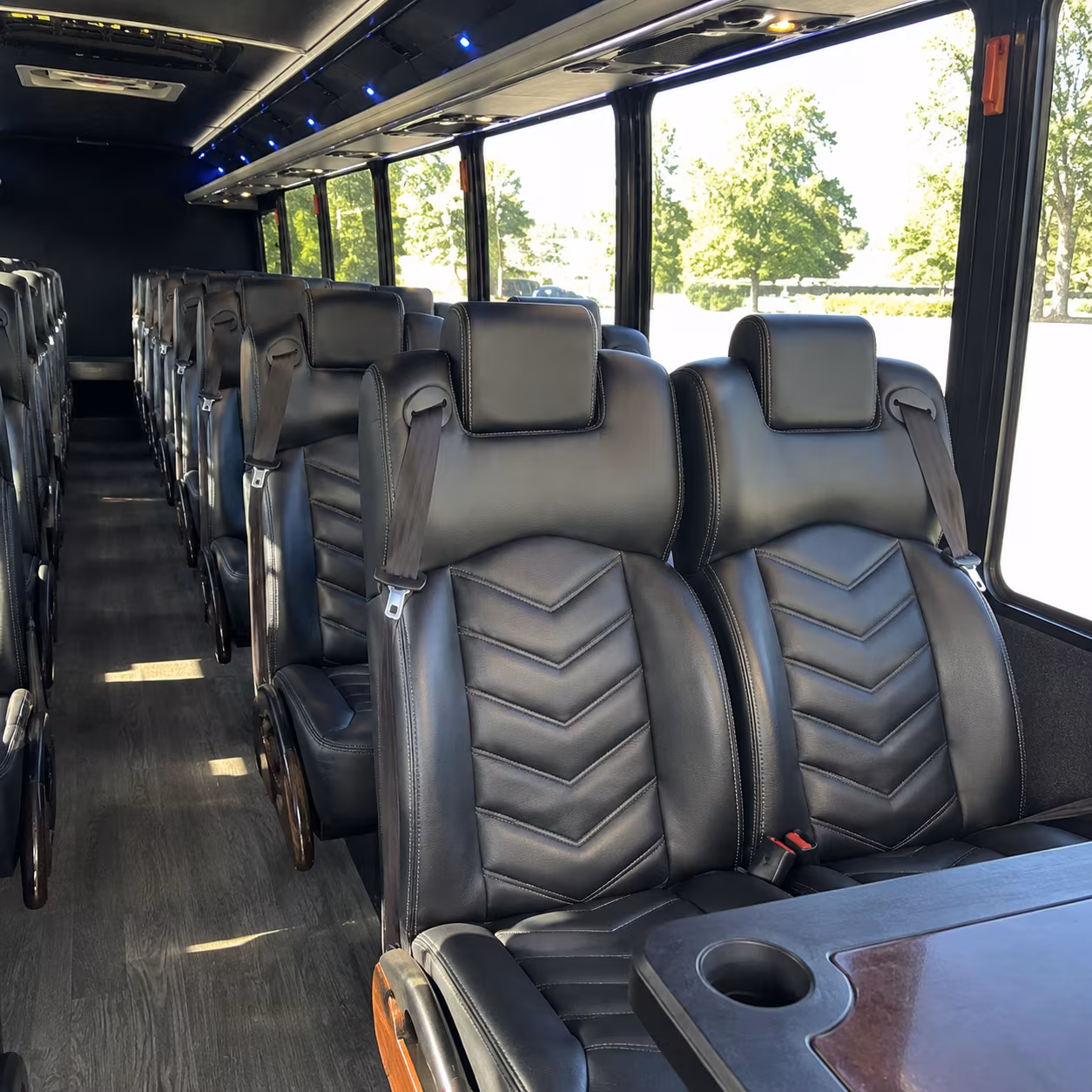newport news religious group transportation onboard seating